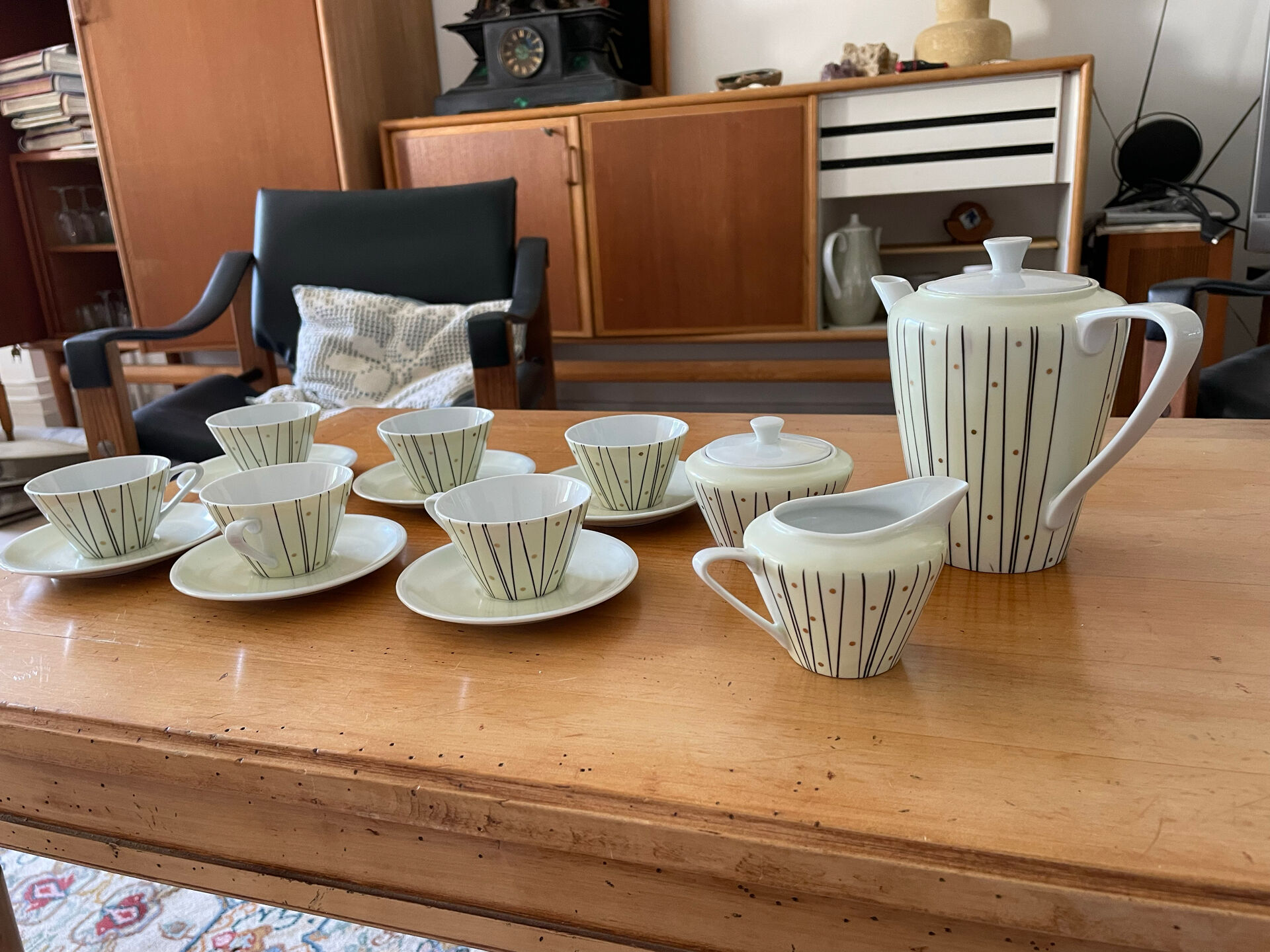 **Vintage Reichenbach coffee service – 15 pieces – 1950s/60s**