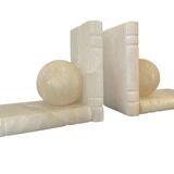 Pair of bookends, Alabaster, 1930s period