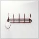Curved wooden wall coat rack - Early 20th century