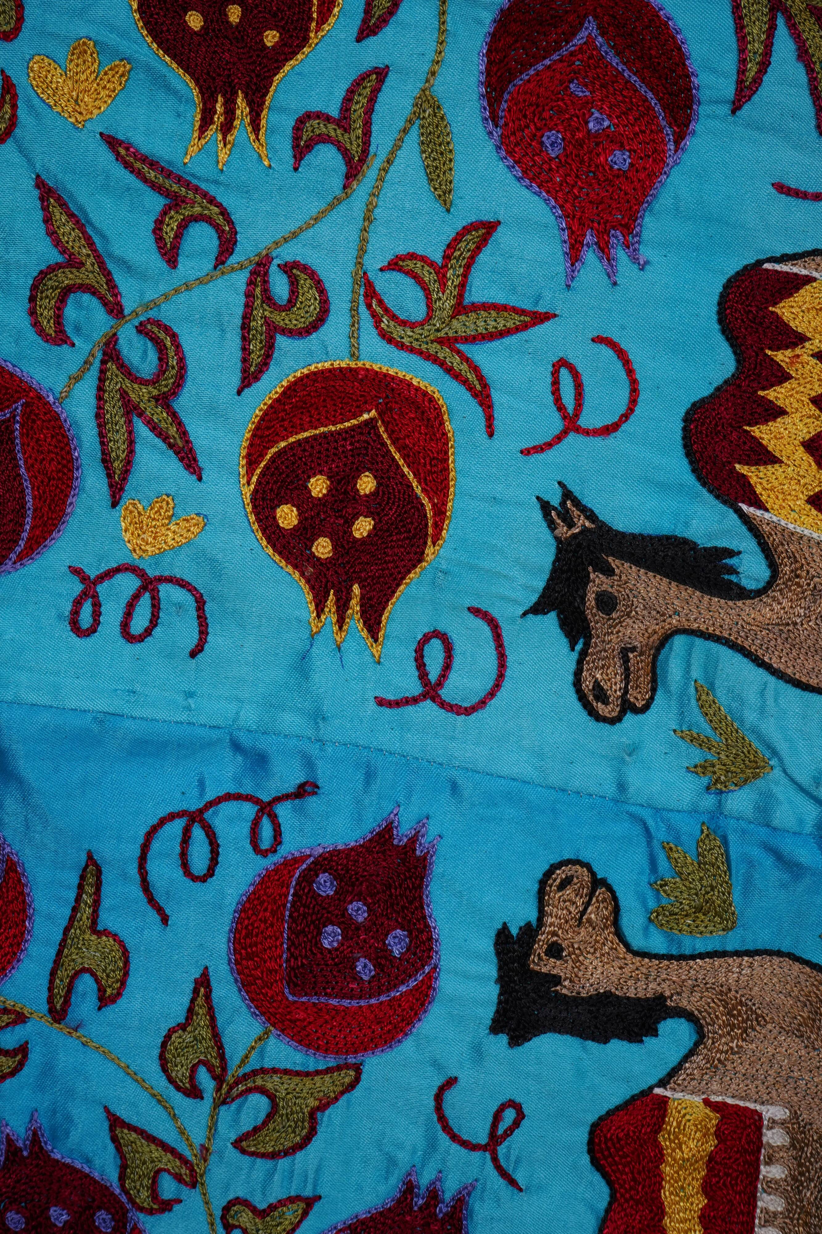 Hand-knotted rug, vintage Turkish rug 103x188 cm