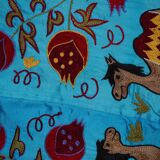 Hand-knotted rug, vintage Turkish rug 103x188 cm