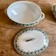 Large old tureen in iron earth, model Murier de Saint amand