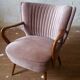 Chair vintage 50/60s beige pink