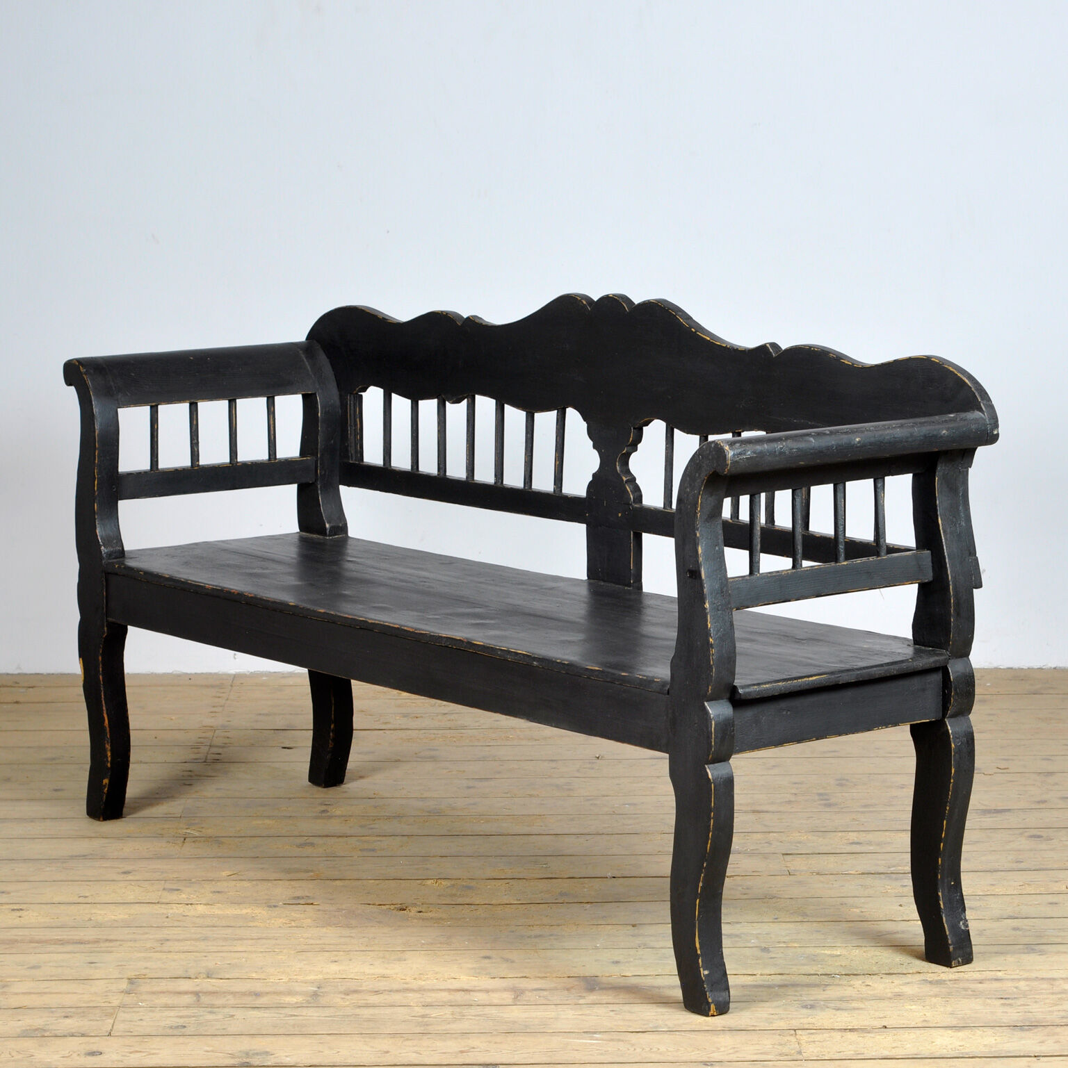 Antique Pine Bench, 1920s