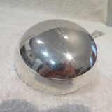 Christofle Boreal silver plated soup ladle, engraved AP 32.4cm