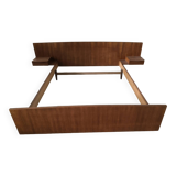 Lit scandinave en teck vintage