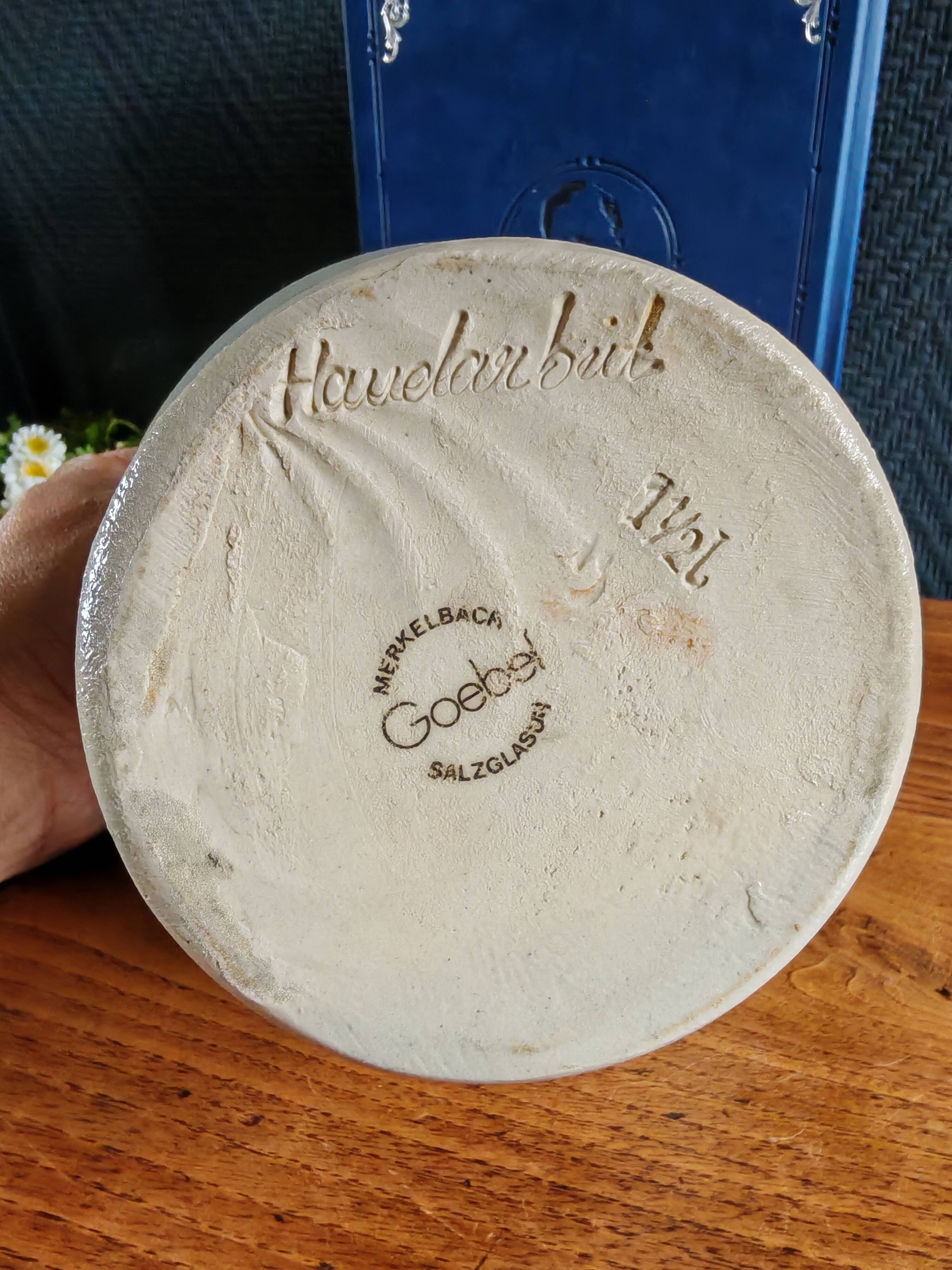 Pichet "Bembel Krug" allemand en grès