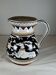 Archaic Italian pitcher from Siena in hand-painted ceramic – animal decoration