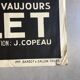 Affiche Hamlet Festival de Touraine à Vaujours 1957