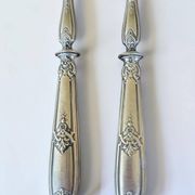 Silver-plated salad servers