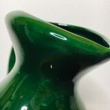 Pitcher from the 50s in green earthenware