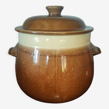 Ceramic rillettes pot with lid