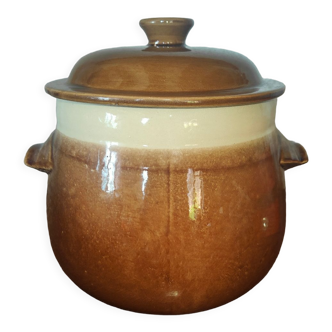 Ceramic rillettes pot with lid