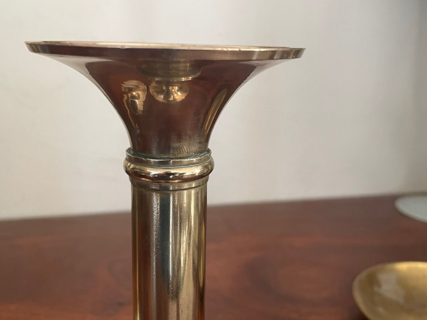 Pair of vintage brass candlesticks