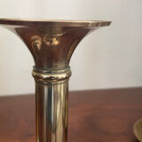 Paire de bougeoirs en laiton vintage