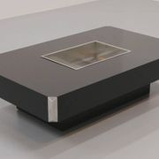 Alveo coffee bar table by Willy Rizzo for Cidue Italy 1970s