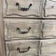 Antique solid oak chest of drawers – Louis XV style – 3 drawers