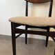 6 vintage Scandinavian teak chairs by Dyrlund