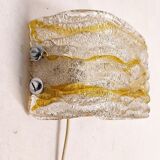 Murano glass wall lamp. Italy, 1960s.