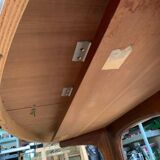 Table ovale Baumann avec rallonges