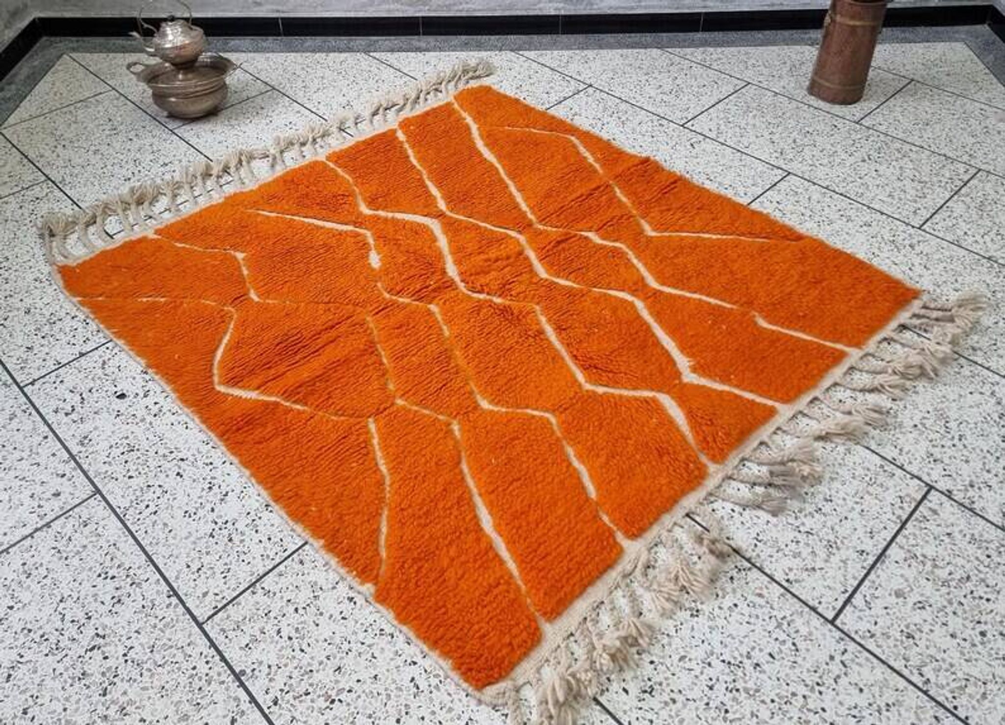 Moroccan handmade rug 200cmx200cm