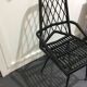 Chair rattan and scoubidou