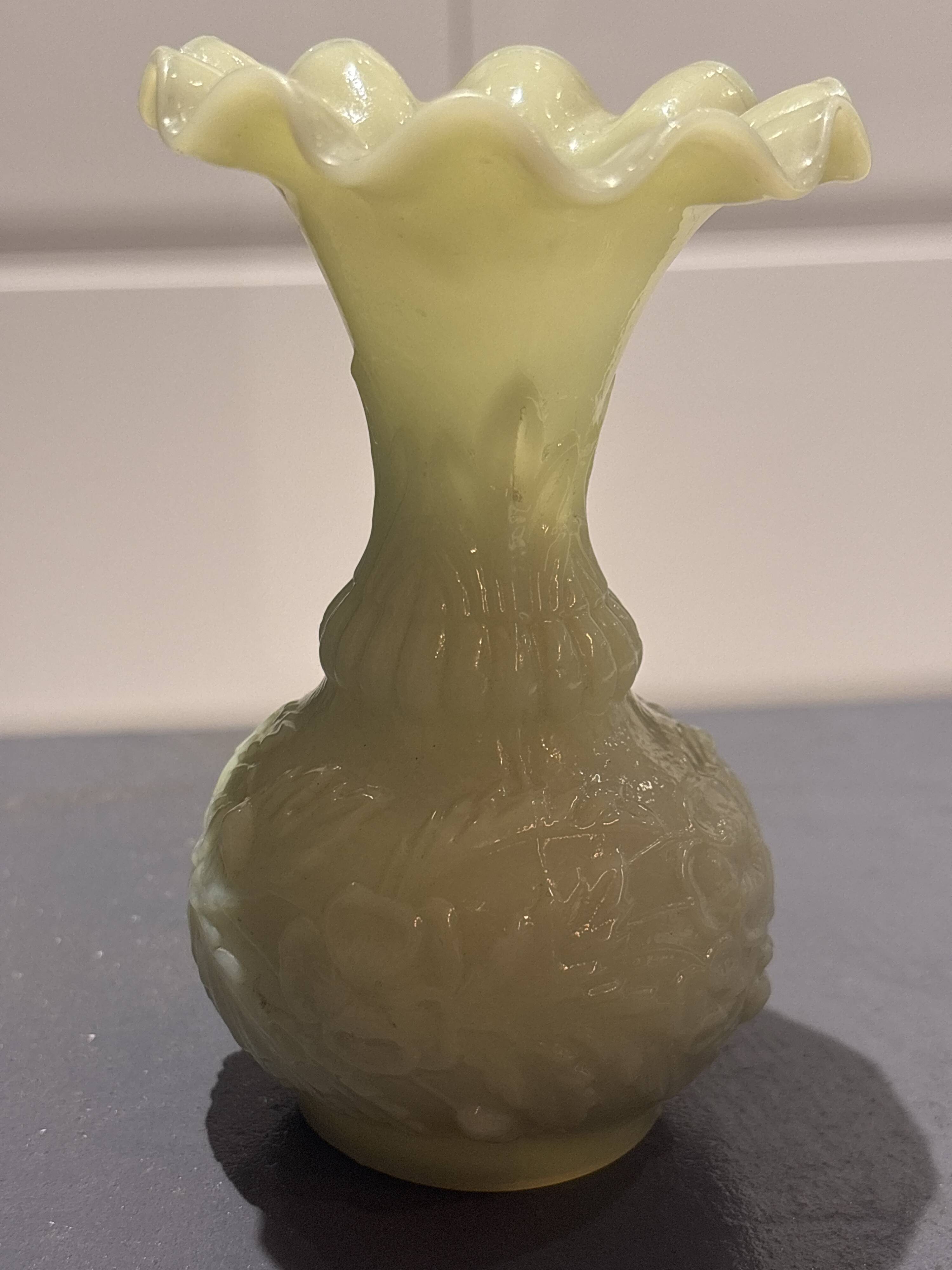 Vintage opaline vase