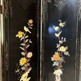 Lacquered six-panel screen, China from the 1970s.