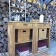Solid wood storage furniture