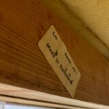 Swivel armchair leather Scandinavian design 1950.