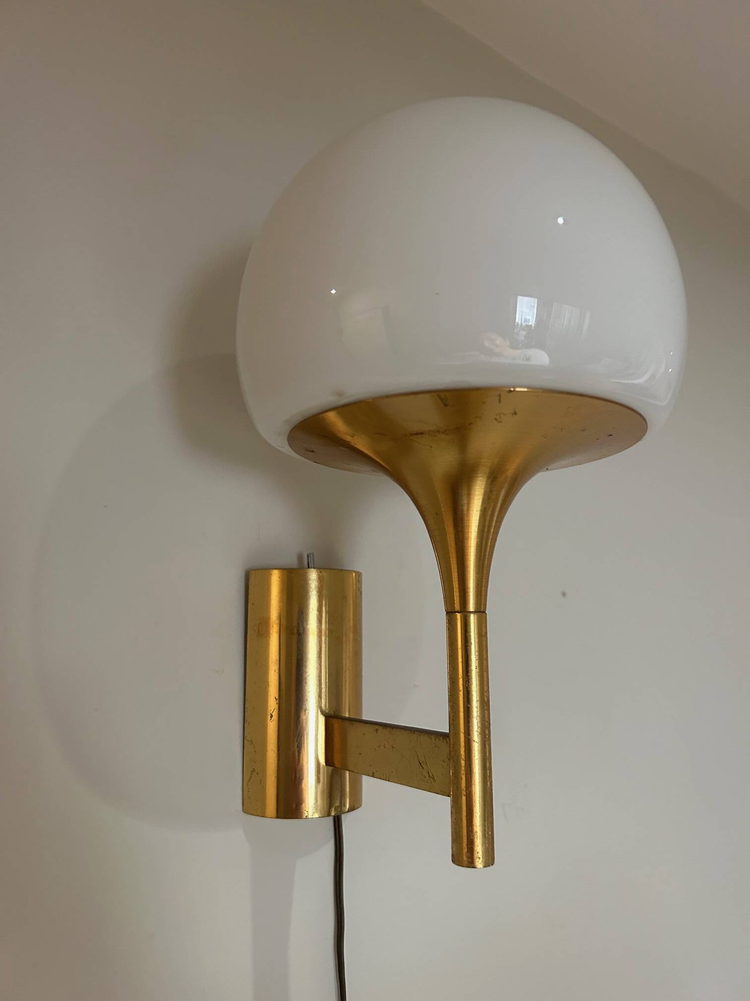 Brass wall lamp Sciolari