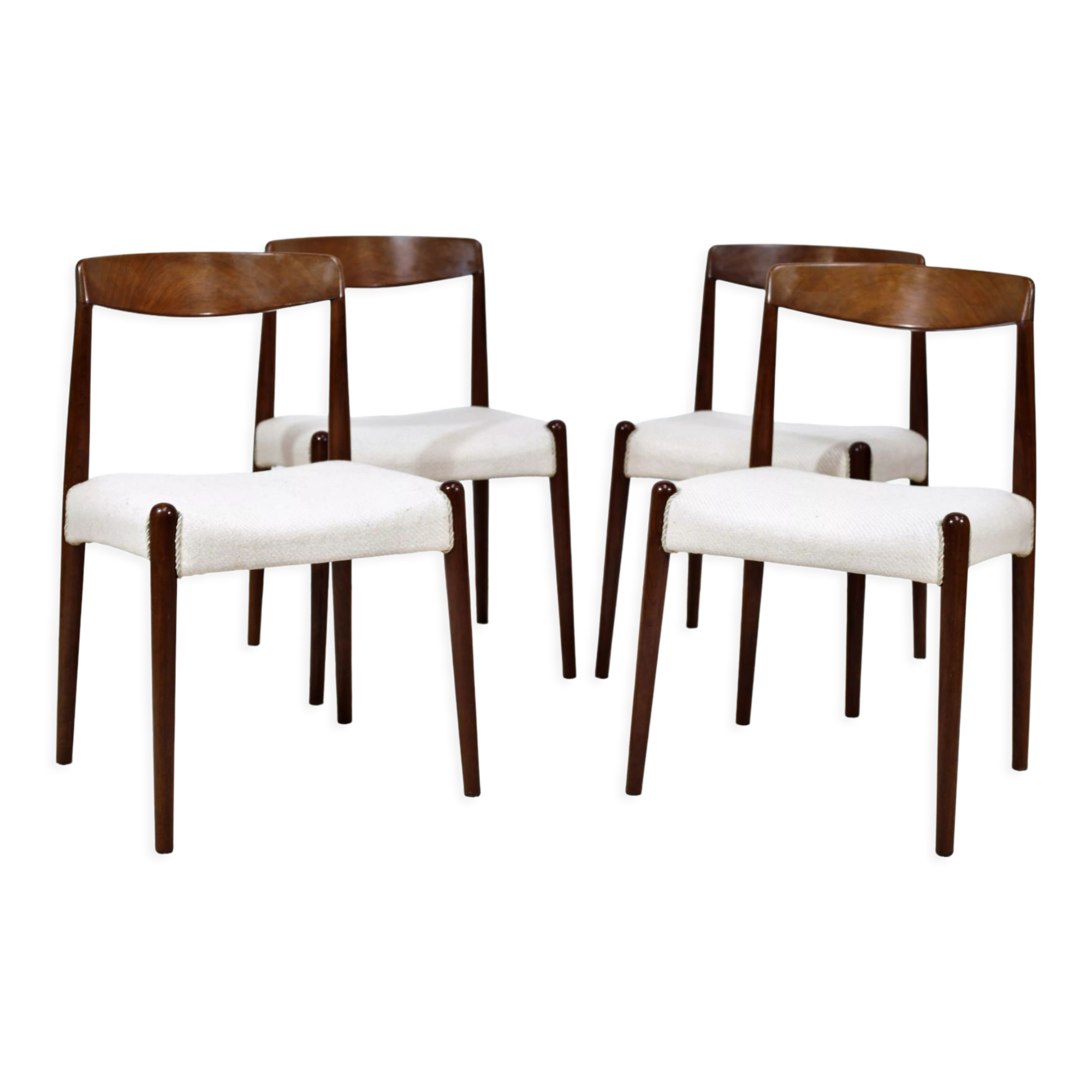 Danish walnut chairs