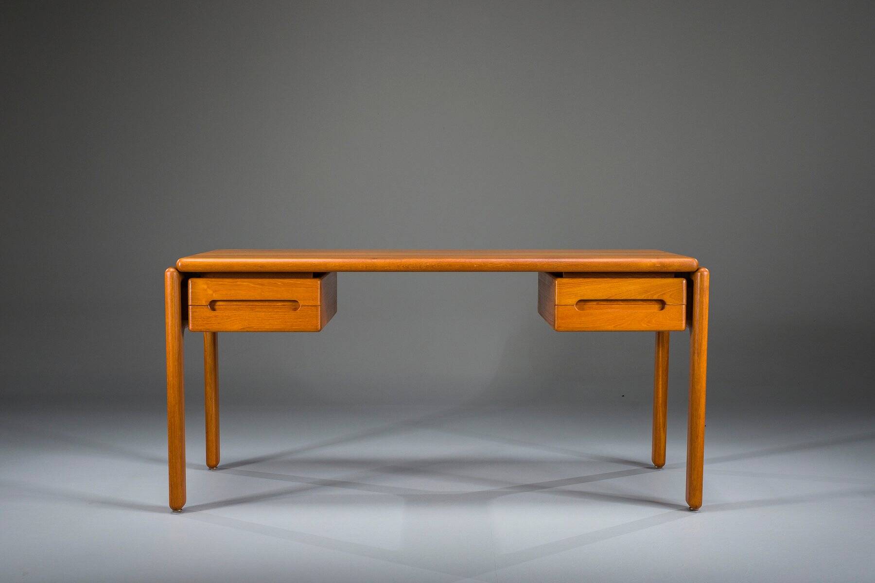 Vintage Danish cabinetmaker desk in teak, 1950s