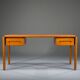 Vintage Danish cabinetmaker desk in teak, 1950s