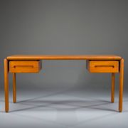 Bureau vintage en teck d'un ébéniste danois, années 1950