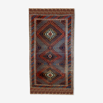 Tapis ancien Afghan Baluch fait main 76cm X 181cm 1900s