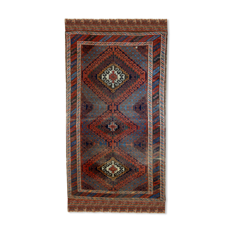 Former carpet Afghan Baluch done hand 76cm X 181 cm 1900 s