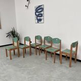6 community chairs from the 80s