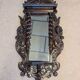 Large Flemish neo-Renaissance wall mirror in carved wood – late 19th century