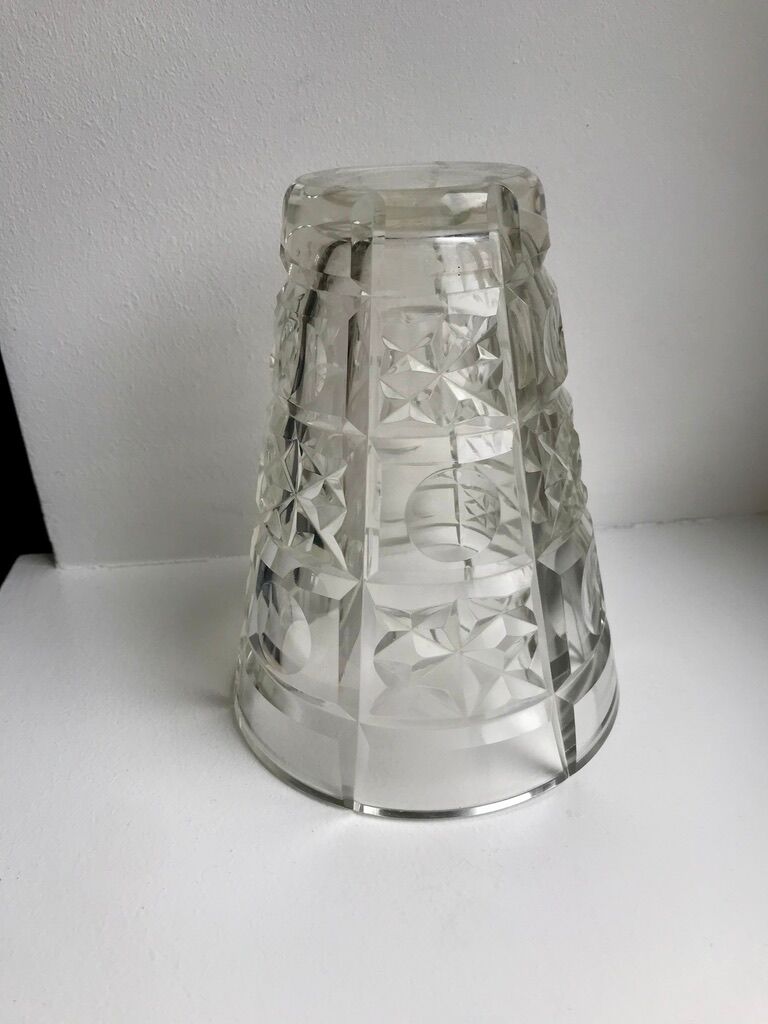 Art deco crystal vase 30s-40s