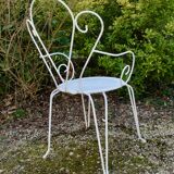 Suite of 4 garden chairs