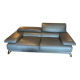 Roche Bobois 3-seater leather sofa