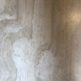 Travertine coffee table with intermediate top
