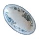Oval serciviate dish