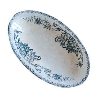 Oval serciviate dish