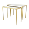 Vereinigte werkstätten collection gilded nesting tables 1950s hollywood regency