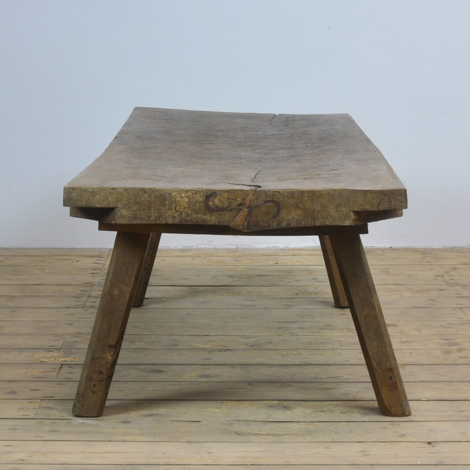 Vintage oak butcher's table 1930
