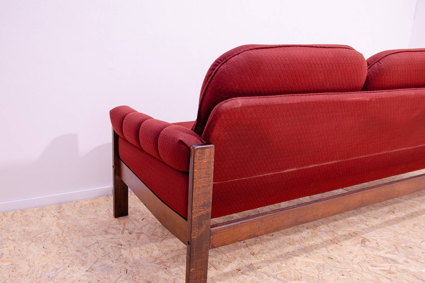 Canapé lounge trois places vintage de style scandinave, 1970