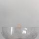Set of 9 antique champagne glasses in engraved glass