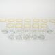 Set of highball glasses, Italian design, 1970s, manufactured in Italy